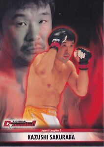 KAZUSHI SAKURABA ~ 2008 Epoch K-1 Premium Dynamite ! #04 (1ère carte américaine)