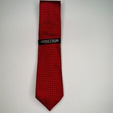 Donald J. Trump Signature Collection Necktie Luxury 100%Silk Handmade Dotted Red
