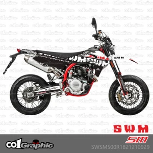GRAPHICS DECALS STICKERS KIT FOR SWM SM500R RS500R RS300R 2018-2024 - Picture 1 of 1