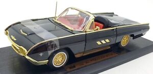 Anson 1/18 Scale Diecast 30334 - 1963 Ford Thunderbird - Black/Gold Trims