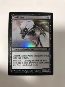 Putrid Imp Foil MTG Magic Gathering Card NM Mint Premium Deck Series Graveborn - Picture 1 of 1