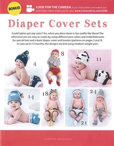Leisure Arts Diaper Cover Sets Knitting Book - Picture 1 of 3