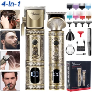 Professional Hair Clipper and Trimmer Set, Barber Clippers Set Cordless for Men - Picture 1 of 24