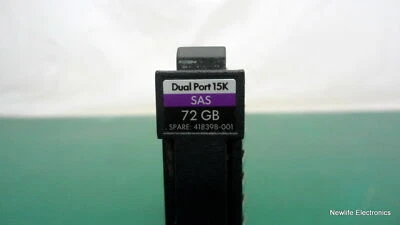 HP 418398-001 72GB 15,000 RPM 3 Gbps 2.5 in. SAS HDD 459889-002 DH072BAAKN - Image 1 of 4