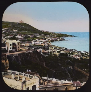 ANTIGUA LINTERNA MÁGICA DE ARGELIA DE JARDINES DE MARENGO ARGELIA C1890 FOTO - Imagen 1 de 3