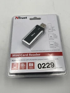 Trust Robson Mini Card Reader 15298 Memory Stick, SD, MMC - Picture 1 of 8