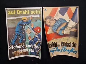 10 alte DIN A2 Plakate der BG zum Thema Unfallverhütung ca 50 - 80er Jahre #24 - Bild 1 von 5