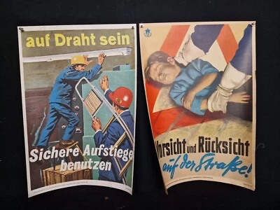 10 alte DIN A2 Plakate der BG zum Thema Unfallverhütung ca 50 - 80er Jahre #24 - Bild 1 von 4