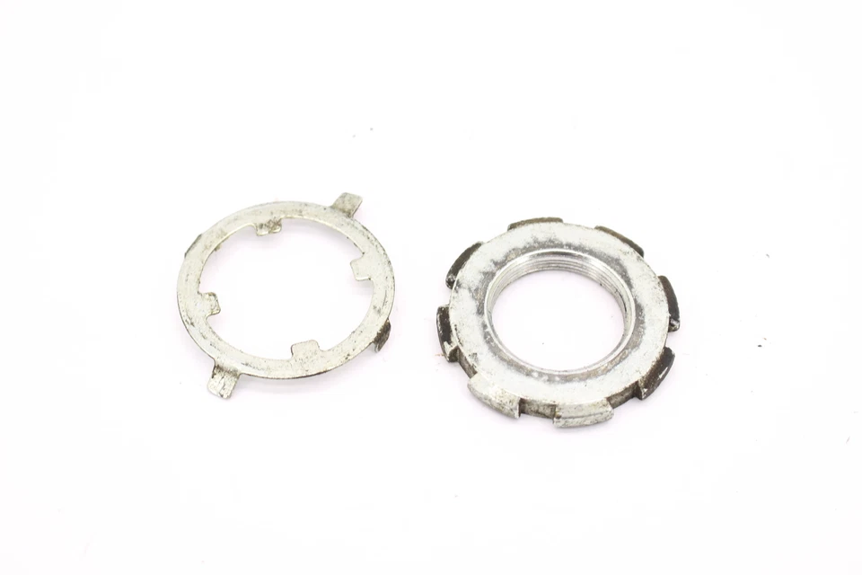 2004 HONDA CBR1000RR FORKS CLAMP LOWER TRIPLE TREE STEM UPPER NUT SET 90302-425- - Image 1 of 4