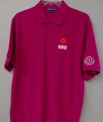 Polo masculina Southern California Sun WFL World Football League XS-6XL, LT-4XLT nova - Imagem 1 de 4