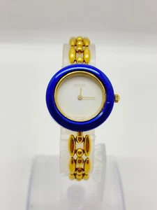 [Exc+5] Gucci 11/12.2 Change Bezel Pink Gold Quartz Women's Watch Japan F/S - Picture 1 of 15