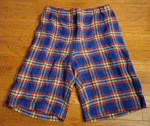 GUCCI Anchor Check Cotton And Linen Shorts For Men Blue/Red 630067-ZAE37-4104 - Picture 1 of 7