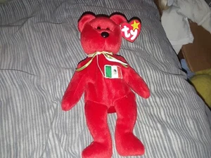 TY Beanie Baby - OSITO l'orso messicano (esclusiva USA) (8,5 pollici) - MWMTs - Foto 1 di 2