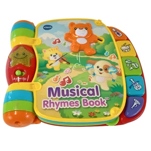VTech Musical Rhymes Book Interactive Learning Toy - Picture 1 of 8