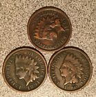 1890 1891 1895 INDIAN HEAD CENT LOT