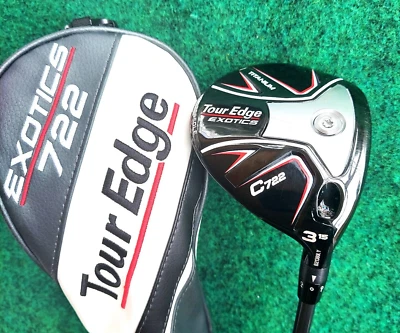 Tour Edge EXOTICS C722 3 hybrid wood & cover, good condition - Image 1 of 4