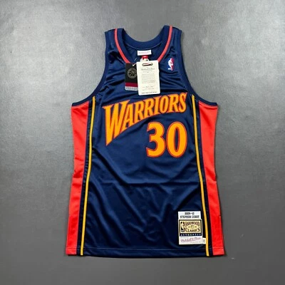 100% Authentic Stephen Curry Mitchell Ness 09 10 Warriors Jersey Size 40 M Mens - Image 1 of 4