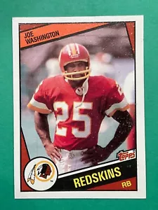 Joe Washington 1984 Topps Football Card #393 - Washington Running Back - Picture 1 of 2