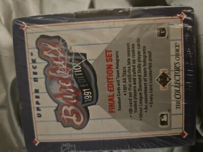 1991 UPPER DECK BASEBALL FINAL EDITION SET FACTORY SEALED - Pedro, Jim Thome RC - Image 1 of 2
