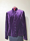 Womens Lauren Ralph Lauren Purple Velvet Jacket - Size 10 - Excellent Condition
