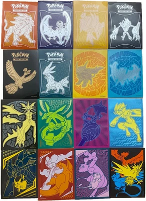 THE POKÉMON COMPANY INTERNATIONAL 17 single ETB Sun & Moon Pokemon Card Game Sleeves bundle pack SL (2017-2019)