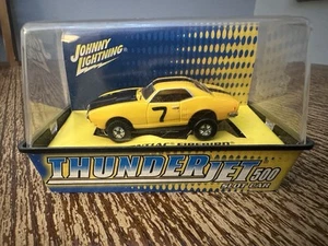 2002 Johnny lightning THUNDER JETS 500 SLOT CAR Yellow 1968 PONTIAC FIREBIRD NEW - Picture 1 of 4