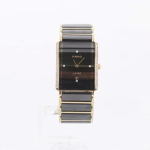 RADO 160.0338.3 DiaStar Jubile Black Ceramic Diamond Quartz Watch (FPP010182) - Picture 1 of 9
