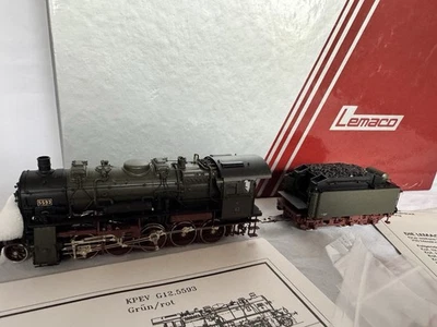 Lemaco HO-046/1 DC H0 Dampflok G12 5593 der K.P.E.V., limit. 100 Stk. OVP - Bild 1 von 4