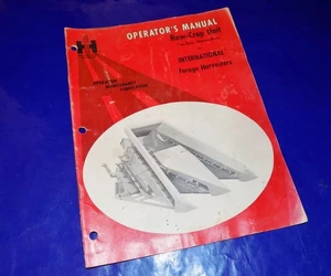 Manual del operador de cosechadoras de forraje IH International Harvester 1/73 - Imagen 1 de 3