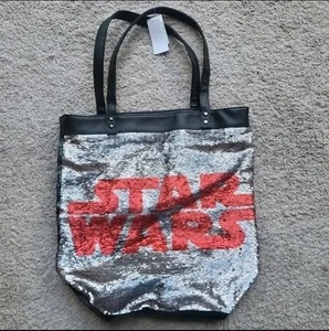 Star Wars Tote Bag Reversible Mermaid Sequin Lined Disney Parks Collectible NWT - Picture 1 of 12