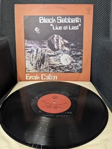 Black Sabbath  - Live At Last Rare Russian SNC Records Near Mint - Picture 1 of 2