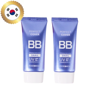 Foodaholic Korean Cosmetics Perfect Cover Snail BB Cream 50ml x 2 Set - Image 1 of 4