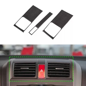 Carbon Fiber Center Control Air Condition Outlet Vent Cover For Honda CR-V 07-11 - Picture 1 of 13