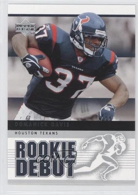 2005 Upper Deck Rookie Debut Domanick Davis #40 - Image 1 of 2