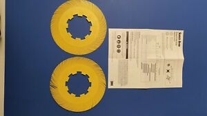 Scotchbrite Radial Bristle Discs T-C Refil Metal Finishing 80 grit 7 5/8 in x 5 