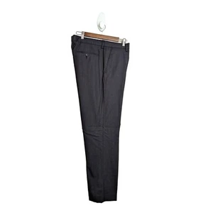 J. Crew Factory Pantaloni eleganti da uomo grigio antracite Bedford davanti piatti taglia 36 x 32 - Foto 1 di 9