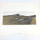 Andrew Wyeth Teel's Island Boat Print 1962 Four Seasons Portfolio 17x13