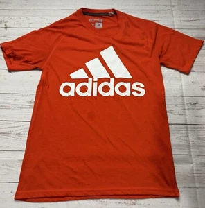 Adidas Shirt Small Erwachsene Orange Ultimate Tee Athletic Stretch Logo Modern Herren S - Bild 1 von 6