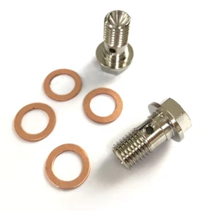 Banjo Bolt Kit M12x1.5mm VOLVO SAAB TD04H TD04HL Turbo Feed 2.5mm hole  - Picture 1 of 1