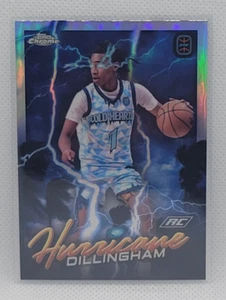 2023 Topps Chrome OTE Rob Dillingham RC Hurricane #H-13 - Picture 1 of 2
