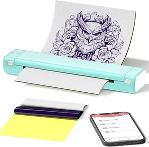 Phomemo M08F Tattoo Stencil A4Drucker Tattoo Transfer Drucker Thermal Stencil - Bild 1 von 7