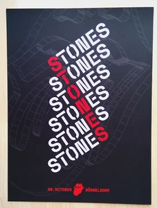 Rolling Stones No filter Tour 2017 official poster Düsseldorf - Bild 1 von 1