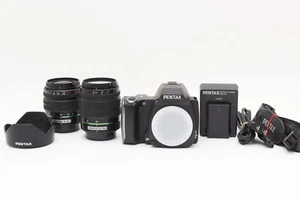 PENTAX K-S1 20.1MP Digital Camera Black Body w/Two Lens Set from Japan F/S - Picture 1 of 12