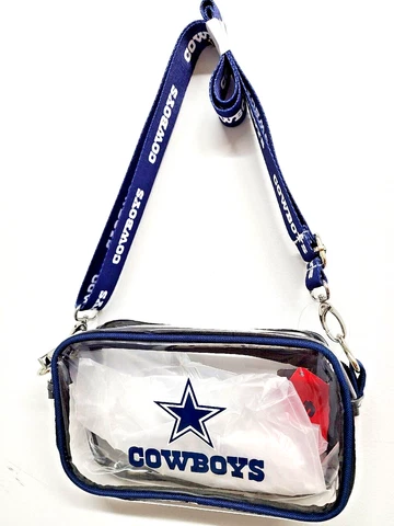 NFL Dallas Cowboys Clear Camera Bag *New* Cover