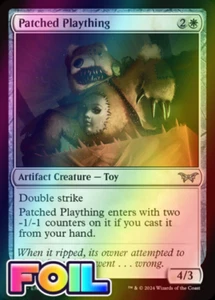 x1 Patched Plaything DSK Duskmourn MTG 24 FOIL UNCOMMON M/NM 1x - Picture 1 of 1