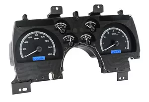 Dakota Digital 1990-92 Chevy Camaro Analog Gauge Kit Black Blue VHX-90C-CAM-K-B - Picture 1 of 3
