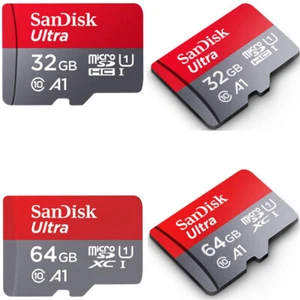 SanDisk Ultra Micro SD Card 32GB 64GB Class 10 Memory Card For GoPro , Phones - Picture 1 of 3