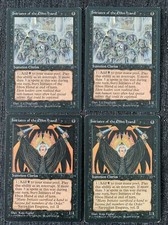 4x Initiates Of The Ebon Hand - MP - Fallen Empires - Multiple Art MTG Magic