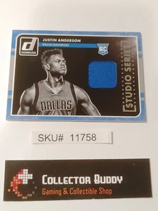 Justin Anderson 2015-16 Donruss Studio Series #20 Player Worn Material SKU#11758 - Bild 1 von 1