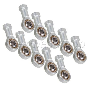 10x Metal 6mm Female Metric Threaded Rod End Ball Joint Bearing 40mm Length - Picture 1 of 9